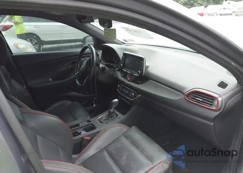 2019 Hyundai Elantra Gt N Line z USA, uszkodzony, nr VIN KMHH55LC7KU108100